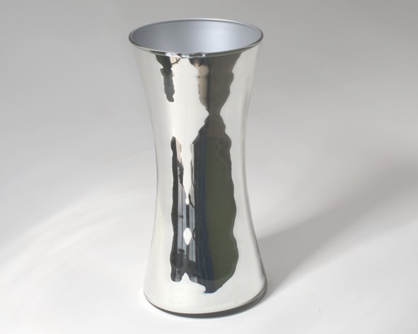 Vaso vidro silhueta espelhado - 30x14 cm (unidade)